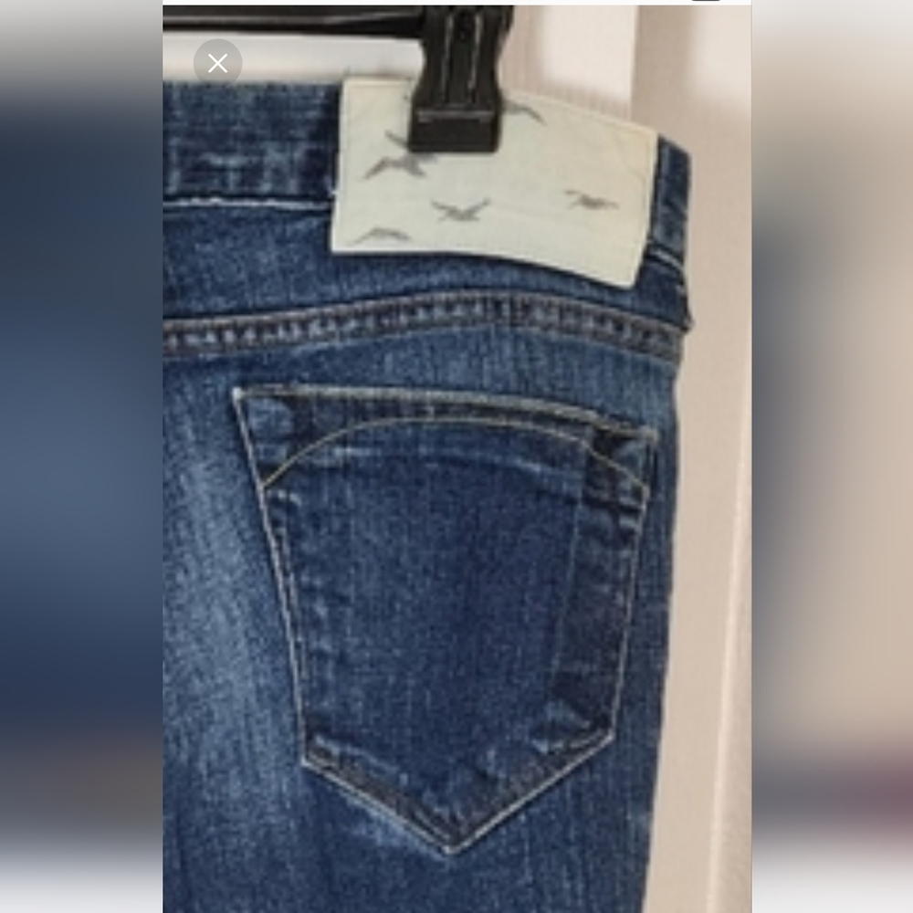 Loomstate womens denim jeans 28 X31 Reggie Kharma boot cut low rise